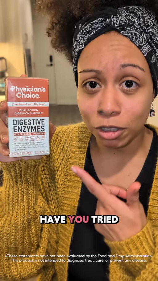 Sometimes your digestion just needs a little backup.‡

That’s where Digestive Enzymes come in. Take 1 capsule at mealtime and let the 16 diverse enzymes, prebiotics, and probiotics get to work helping break down food, reduce bloating, and support comfortable digestion.‡

So you can enjoy the food you love and feel good doing it.‡

#pcpartner #digestiveenzymes #digestivehealth #bloating #guthealth guttok enzymes probiotics physicianschoice

‡These statements have not been evaluated by the Food and Drug Administration. This product is not intended to diagnose, treat, cure or prevent any disease.