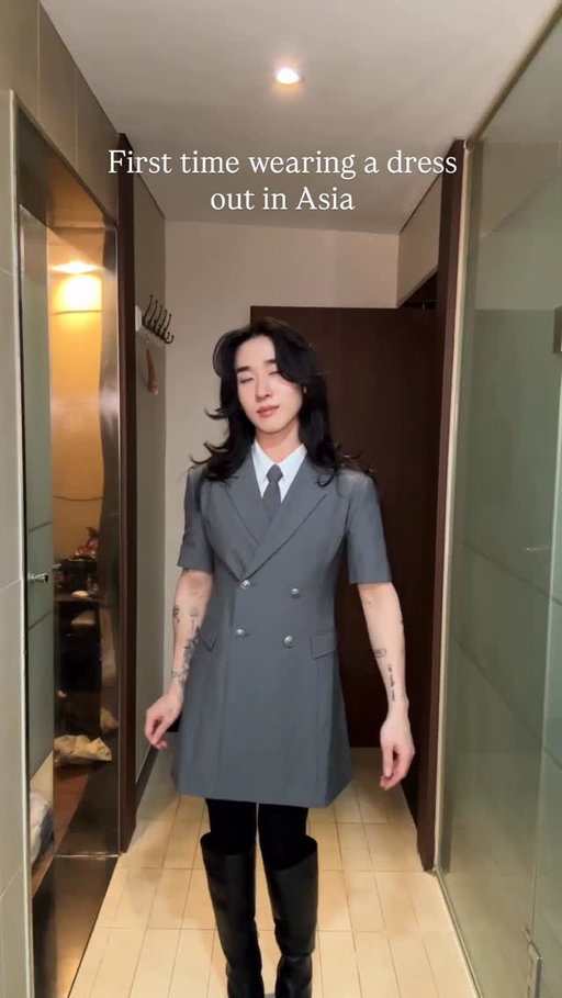 Feeling a little emotional, at times it feels like my queer and Asian identities are in opposition in my head, especially because my gender expression living in Asia a decade was so different. Even now I still make the choice in my head, what’s more important, keeping the peace or expressing myself to the fullest? It almost feels more cutting, disapproval from ones that look like you. It felt right to be braver in a foreign country, especially since it was New Year’s Eve. Anyways, heres to more authenticity and integration in 2026 🤍