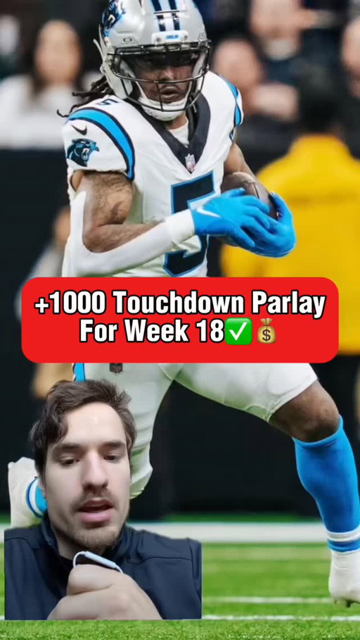 Finish the NFL regular season strong with this Anytime TD parlay 🎉