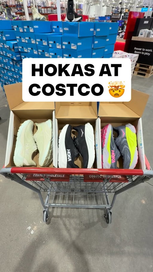 👟 HOKA Women’s Arahi 8 running shoes just landed at Costco and I’m PUMPED! Choose from 3 cute colors, all with the support and comfort you’d expect from Hokas! If you need a supportive everyday sneaker that still feels lightweight, these are worth stopping your cart for! 😍 They are designed with stability in mind while still feeling smooth and comfortable for walks, long days on your feet, or training runs 🏃🏻‍♀️ (119.99) #Costco #CostcoFinds #Hoka