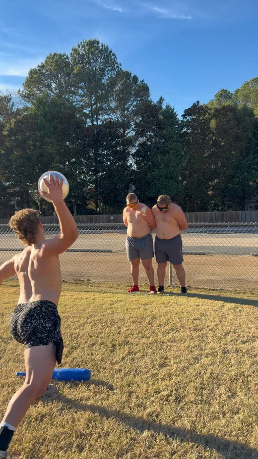 Professional backyard athletes 🏈😤 #sports #trickshot #game #funny #football
