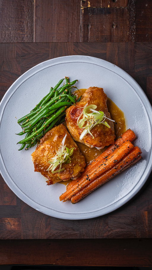 Miso glazed chicken thighs

Find my recipes at eatlikeanadult.com (clickable link in my bio)