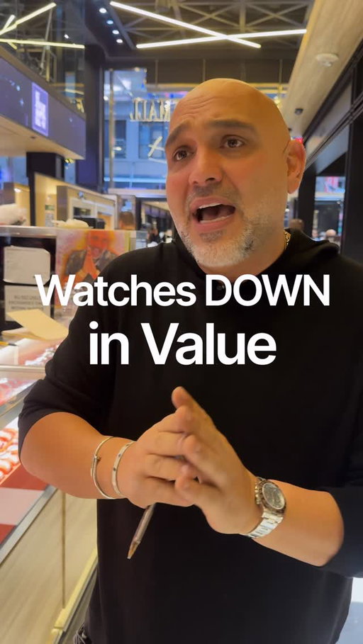 How about watches that went down this year? Here are some examples that we sold for less…