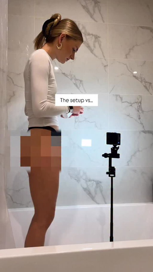 The part you don’t usually get to see… usually for good reason. 🤣 Like standing in the bath tub in your underwear while trying not to knock your tripod over or slip. 

💌If you’re a brand in need of content, send me an email to contentbykessa@gmail.com to discuss UGC or influencer partnerships! I look forward to hearing from you

💬If you’re someone who’s interested in learning how to get paid to create content for brands, follow & then comment “script” and I’ll send you the breakdown of how I landed my first $1k brand deal! 

#ugccreatorjourney #aestheticcontent #canadianugccreator #ugc #fulltimecreator