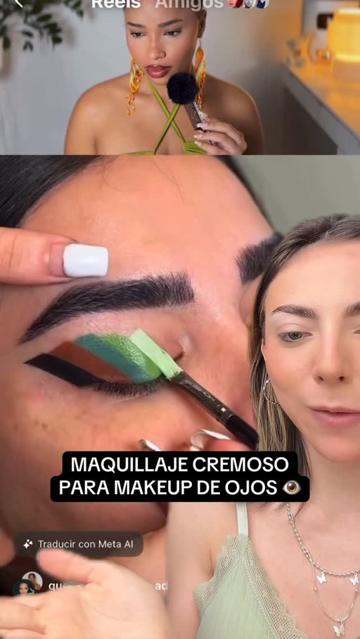 Súper hack de maquillaje de ojos con pintura cremosa 👀👁️ Feliz 2026!! #makeuphacks #makeup IB @adrielyjasmine