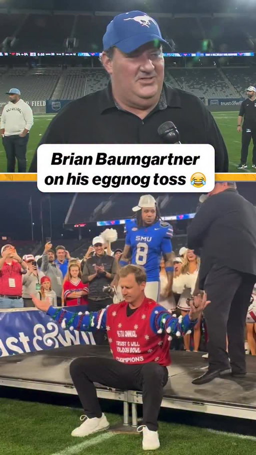 Brian Baumgartner said he thought it would make a better photo for the photographers if he threw the eggnog at them instead 🤣