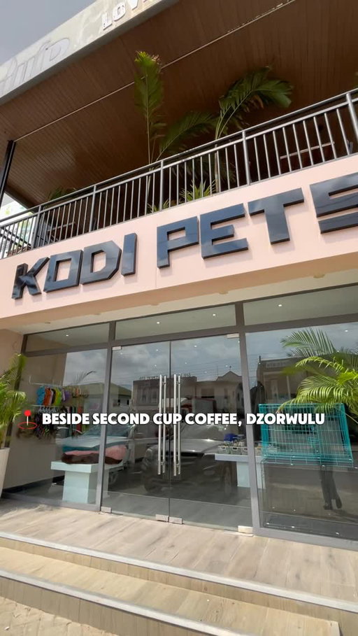 taking care of a dog can be stressful but with @kodipetsgh , things are much easier now! they’re located at Dzorwulu beside Second Cup Coffee and guys trust me their customer service is a 10/10😍.
