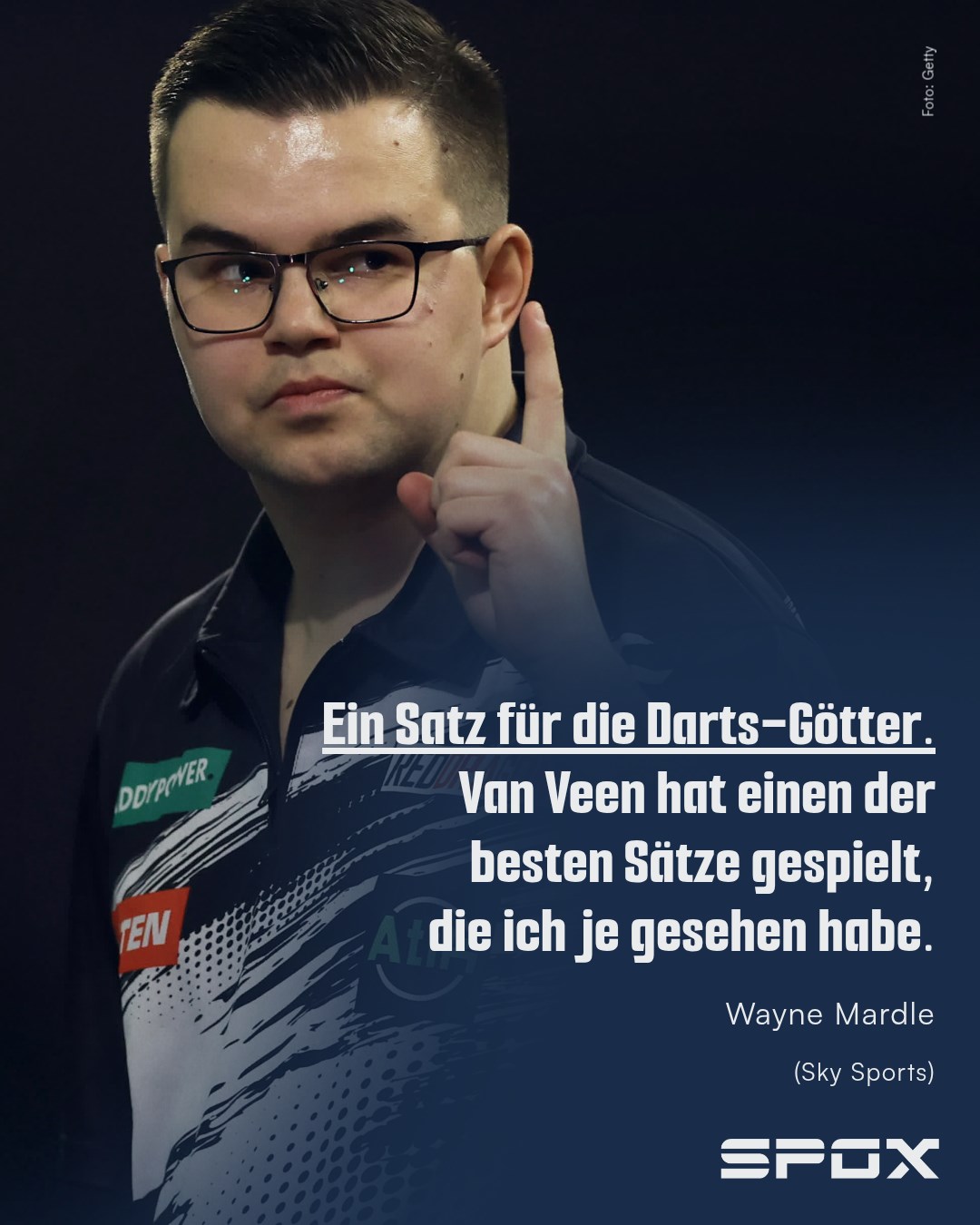 🎯➡️ Der Verlauf des 5. Satzes: 🔝
Leg 1: Anderson - 10-Darter 🤩
Leg 2: Anderson - 12-Darter (Big Fish) 🤩
Leg 3: van Veen - 11-Darter 🤩
Leg 4: van Veen - 12-Darter (Big Fish) 🤩
Leg 5: van Veen - 15-Darter 🤩