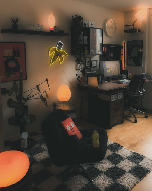 New Year’s resolution: invest in vibes, not plans. 🤫✨

Your 2026 priority? 🙈
	
.
.
.
.
.
.
.
.
.
🏷️
.
.
.
.
.
.
.
#homeofficeinspo #boyroomaesthetic #interiordesignlovers #cozyworkspace #adultmoney

————

home office aesthetic, boy room interior, stylish workspace, cozy home office, interior inspiration, modern decor, playful interior design, lamps and lighting, desk setup ideas, personal workspace, adult money vibes, taste over trends, minimal but warm, creative office corner, aesthetic details, design lover home, cozy productivity, homebody lifestyle, interior content creator, small space styling, office styling ideas, curated space, cozy modern interior, soft lighting setup, personal style at home, workspace mood, calm and cozy vibes