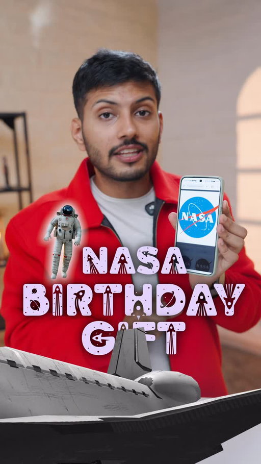 Nasa Birthday Gift 🎁 

#nasa #birthdaygift #trick #tipsandtrick #reels