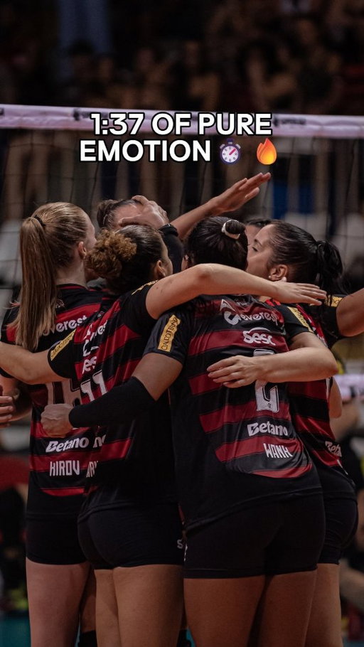 😱🔥 SIMPLY INCREDIBLE!

Right at the start of the 2025/2026 #Superliga 🇧🇷 in October, fans were treated to a rally for the ages. Sesc Flamengo and Barueri delivered an unforgettable exchange: 1 minute and 37 seconds of nonstop intensity, emotion and pure commitment. 💪🏐

A moment that reminds everyone why this game is so special.

📹 SporTV / VBTV
📷 Paula Reis / CRF
🏐 #Volleyball #Volei