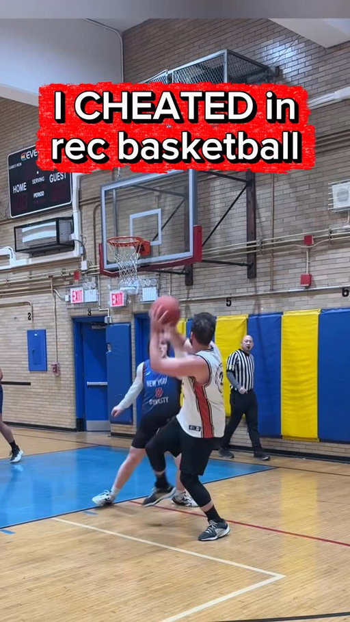 Did I cheat in rec league basketball? You tell me.