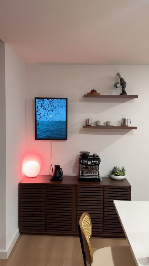 Finally setting up my coffee station. ☕️🤩 #interordesign #coffeetiktok #homedecor #explorer