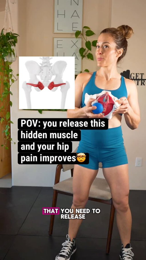 Comment NEWYEAR30 for 30 days free + 25% off both apps! 

The To the Core Challenge starts 1/5. So even if you don’t keep the app, you can jump in with us and do it totally free! That’s why I always gift 30 days. Pelvic health should be accessible to every woman! 

This tight muscle near your pelvic floor might be why your look back and/or hip always hurts. 

When the obturator internus is tight, she can wreak havoc. 

The obturator internus is a deep hip muscle that literally blends into your pelvic floor. It helps stabilize the pelvis, rotate the hip, and offers support for your pelvic organs.

When it’s tight, overactive, or gripping (which is incredibly common postpartum, with chronic stress, or after years of sucking in your tummy), it can cause:

• pelvic pain or pressure
• tailbone or deep glute pain
• pain with penetration or exams
• hip pain that won’t resolve
• difficulty fully relaxing your pelvic floor
• symptoms that don’t improve with strengthening alone

Here’s the part most women aren’t told👇
A tight pelvic floor is not a strong pelvic floor.

If the obturator internus can’t lengthen and relax, the pelvic floor can’t move well. And pelvic health depends on both strength AND relaxation—just like any other muscle system.

That’s why releasing this muscle matters.
Not to “loosen everything,” but to restore balance, coordination, and function.

So release that little bish and see if you don’t find a little relief. 

#hippain #pelvicfloor #momproblems