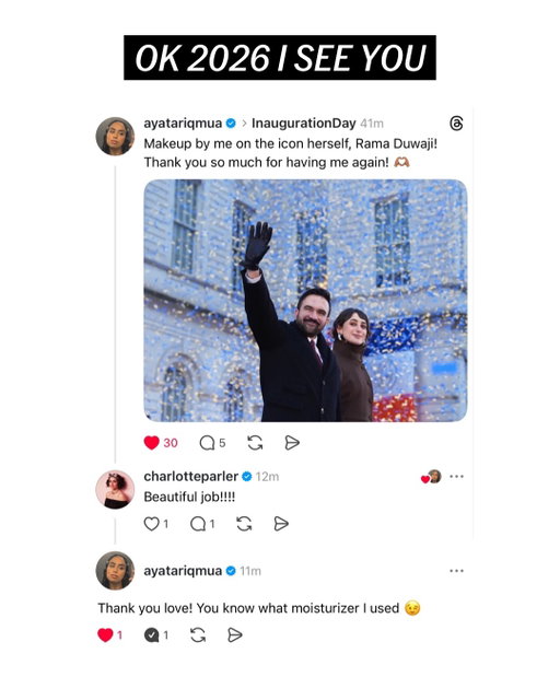 @ayatariqmua we don’t deserve you! Also please drop the tutorial 🥹 @dieuxskin 

@ramaduwaji the First Lady of New York ❤️ an honor

Do we launch the jumbo jumbo Instant Angel?
