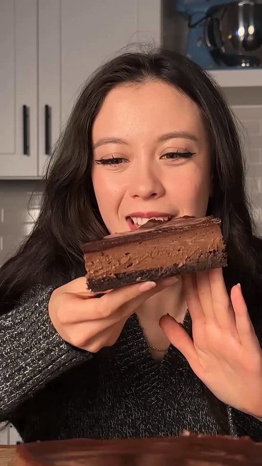 brownie bottom chocolate cheesecake
brownie:
2 eggs
1/2 cup (42g) cocoa powder
1/2 tsp (3g) each salt, baking powder
1 1/2 tsp (6g) vanilla
1/2 cup (113g) unsalted butter (melted)
1 cup (200g) sugar
3/4 cup (90g) flour
1/4 cup (43g) chocolate chips (optional)
*microwave butter and sugar gradually until sugar dissolves and is shiny. set aside. in another bowl, mix together eggs, cocoa, salt, baking powder, and vanilla. combine the egg and butter mixtures well, then mix flour, then the chocolate chips if you want. pour into a 9 inch spring form pan and bake at 350 for 15 min. take out of oven and turn oven temp down to 325.

cheesecake:
16 oz (454g) cream cheese, room temp
⅔ cup (133g) sugar
1 tbsp (8g) flour
2 tsp (8g) vanilla
1/2 tsp (2g) salt
2 tbsp + 2 tsp (13g) cocoa powder
5 oz (142g) semi-sweet chocolate
¼ cup (60g) sour cream
2 tbsp (30g) heavy cream
2 eggs, room temp
*melt the chocolate gradually in the microwave, and then set aside to cool a bit. in a big bowl, cream together cream cheese and sugar until smooth. add in the flour, salt, and cocoa powder until smooth. pour in and mix the melted chocolate. then gently mix in the sour cream, heavy cream, and vanilla. once all mixed, gently mix in the eggs one at a time. pour into the half-baked brownie bottom and bake for bake for 45-50 min. then turn off the oven and let it rest for 20 min, then crack the oven door open a bit and let cool 30 min. cool to room temp after and then into the fridge. optional: top with chocolate ganache (melted chocolate + heavy cream mixed)