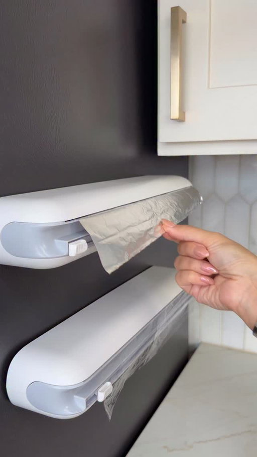 Amazon New Kitchen Find!
🔗COMMENT “NEW” to receive a DM. 
This magnetic wrap dispenser saves space in the kitchen! It’s compatible with most parchment papers and foils 🩶

#amazonhome #amazonkitchen #spacesavingideas #kitchengadget #newkitchengadget
