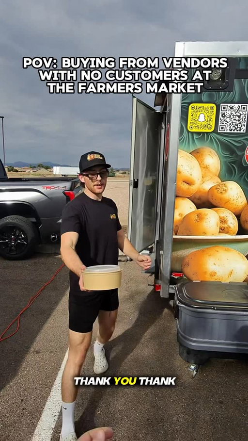 Trying loaded spuds from Spud Buddz! @thespudbuddz 

I've seen quite a few creators do videos of this nature on TikTok but I've never seen anyone from Arizona. So while I did not create this type of content, I do like it a lot and hope to bring the same impact to small businesses here in Arizona