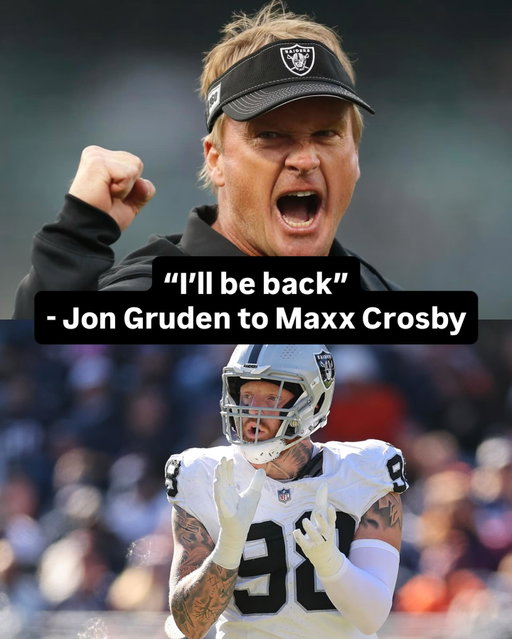 Jon Gruden met with Maxx Crosby after he was fired and told him he will be back👀

Another of our favorite clips from 2025🤝