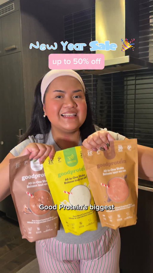 Starting the year right with habits that actually stick. ✨

For me, that means staying on top of my protein, and @goodprotein makes it easy. Plant-based, super smooth, and never leaves me feeling bloated.

They’re currently 50% OFF for the New Year, so it’s the perfect time to restock or try it for the first time. Get yours now: https://goodprotein.ca/ 🛒🫶🏻

#goodprotein #2026 #newyear #plantbasedprotein #wellness #wellnessroutine #ugc #ugccreator