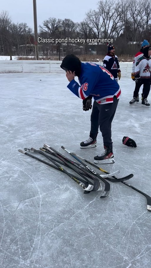 Daily fuel series, Episode 8: So classic, miss the days when I would spend hours outside rippin up the sheet with the boys.
.
.
.
.
.
.
#hockey #pondhockey #odr