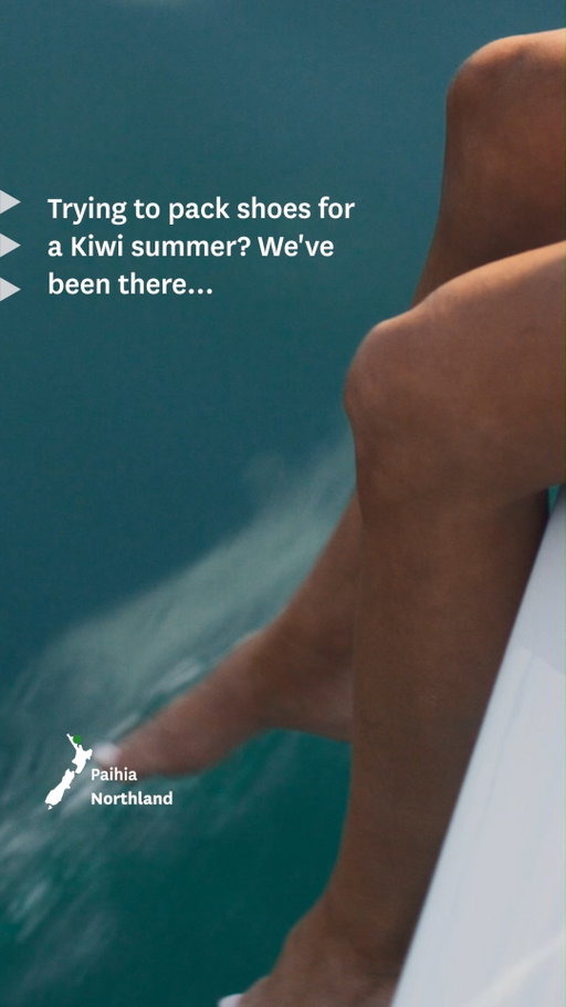 During summer you’ll see New Zealanders sporting bare feet in all sorts of places: lakeside, a beachfront café, even the supermarket. Don’t overthink it, we aren’t ones to judge.

Ready to step into our world but don’t know where to start? Comment “New Zealand” and we’ll help you plan.

#NZMustDo #NZBucketList #FEEL100inNZ

👉@NorthlandNZ @Wairarapa @NelsonTasmanNZ👈
📷@Tomy_Womy (Abel Tasman National Park)

ID: Close-up shots of bare feet, hiking boots and running shoes as people prepare for summer adventures in Aotearoa New Zealand, including coastal runs, forest hikes and dives into clear water.