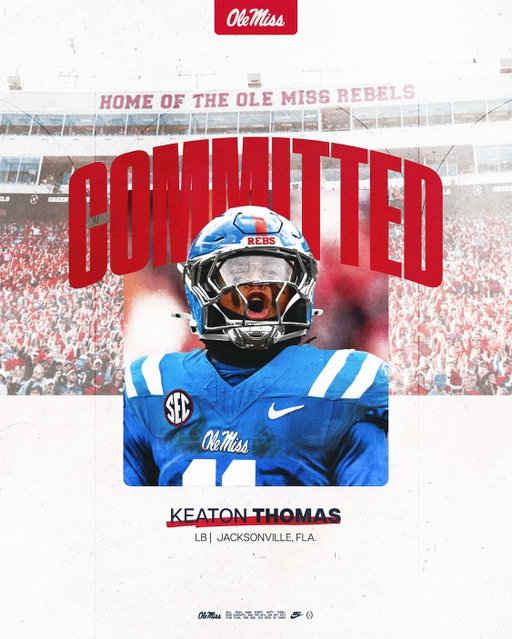 Congratulations @kt.worldwide_ on heading to Oxford!! @olemissfb is getting LB1 and a pro in every sense. Fall ‘26 loading… ✅