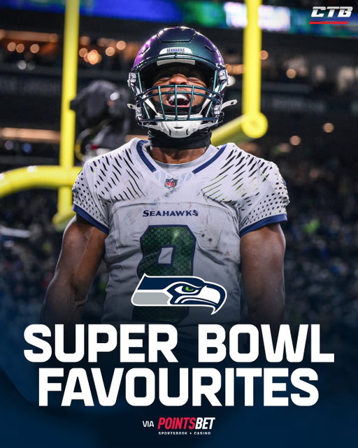 The Seahawks have reached the Super Bowl EVERY TIME they've been the #1 seed in their history 🌊🦅

...they're now the favourites to win Super Bowl 60🏆