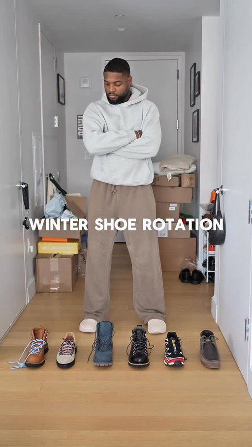some kicks in the winter rotation right now 👟 #winter #shoes #boots #mensfashion
