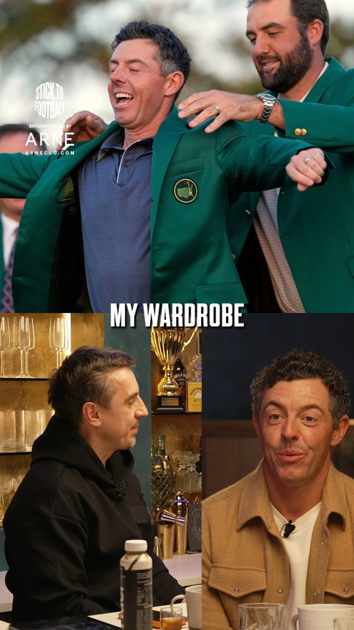 "Can't you just throw it on and go for a bevvy!?" 🍻

Rory reveals all the secrets about The Masters Green Jacket 👀