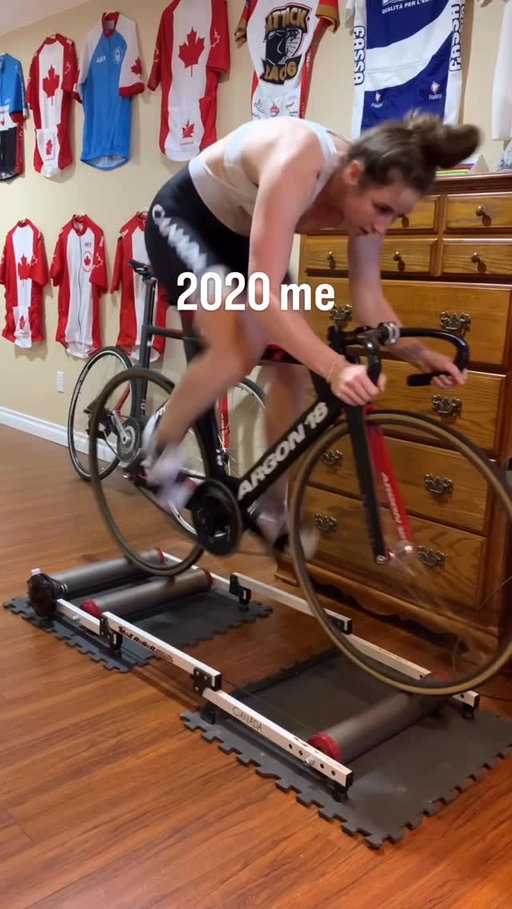 2026 me vs 2020 me on the rollers.
In 2020, I had only owned a bike for 1.5 years and was learning the absolute basics: pedalling, balance, staying upright on the rollers.

Crazy where life can take you when you stay focused, committed, and willing to be a beginner.
This journey hasn’t been linear, but I’d do it all over again 🤍

#cycling #athlete #journey