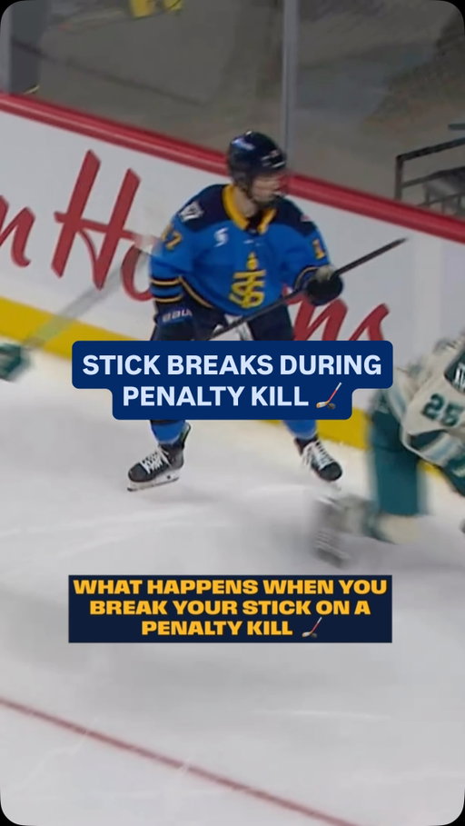 teamwork makes the dream work 🤝

what happens when you break your stick during a penalty kill 😅