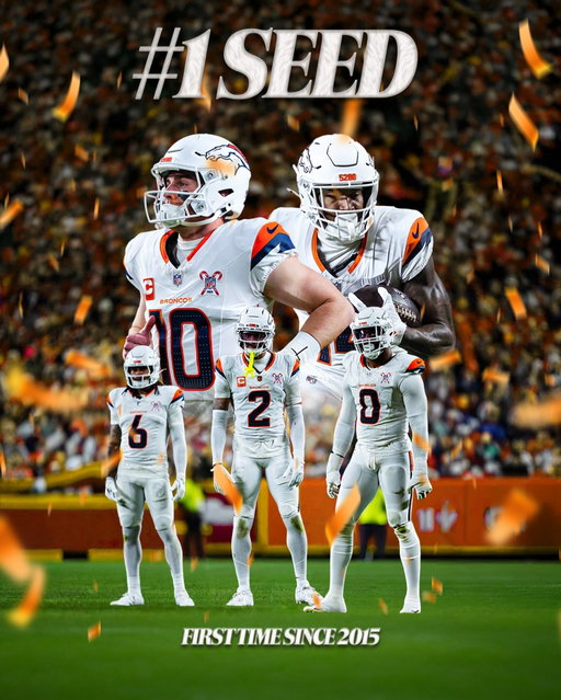 The Denver Broncos are the one seed in the AFC 😁
-
-
-
-
#broncos #denverbroncos #denver #colorado #nfl