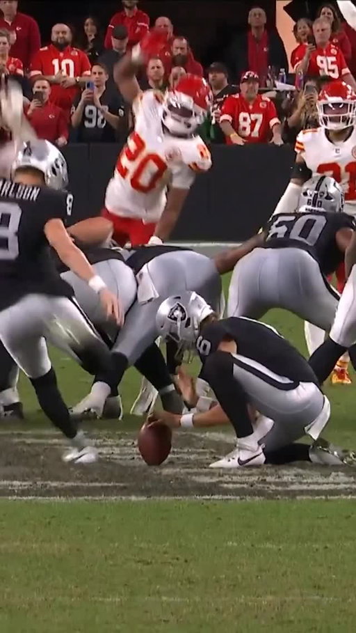 FROM THE SHIELD!! 

#KCvsLV | CBS