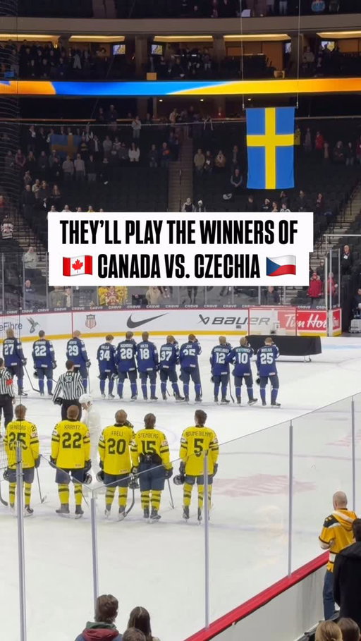 IVAR STENBERG HELPS SEND SWEDEN TO THE FINALS 🇸🇪

Stenberg finished the game with a goal and assist and was awarded with the player of the game by the IIHF.