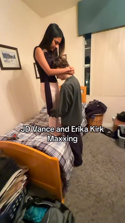 Jawbreaker girl would be Usha in ts case and the ofgirl would be Erika 🫩✌️ #jawbreakergirl #charliekirk #kirkified #kirk #brainrot