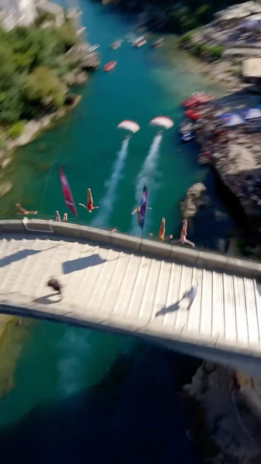 #2 TOP 5 CRAZIEST stunts of 2025: participated in my first ever REDBULL stunt in Bosnia 🇧🇦 cliff diving over skydivers
