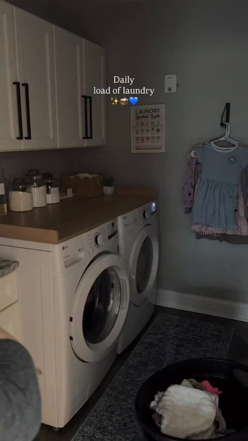 This was my last load of laundry before going into labor this past week 🥰 I’m so happy our baby boy is here now 💙 Be prepared for a ton of baby laundry in the next one 🧺

Comment “laundry” and I’ll message you all of my laundry room favs!

#laundry #laundryroutine #laundryroom