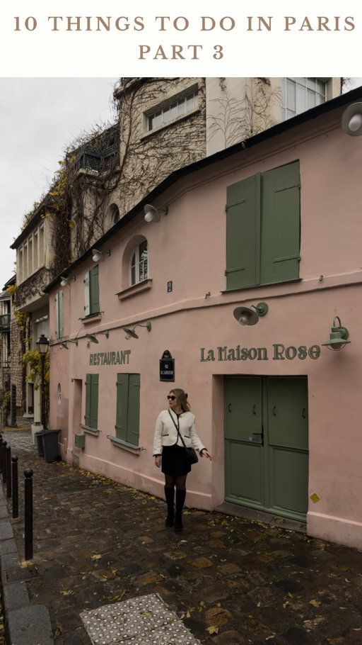 Save this and send it to your Paris travel partner 🤍
If you’ve already done the Louvre (or want to skip it this time), here are 10 things to do in Paris that still feel very Paris.

This is the kind of list I build when I want good food, beautiful places, and moments that don’t feel rushed or overplanned.

10 things to do in Paris that aren’t the Louvre:

✨ Galerie Dior
✨ Watch the Eiffel Tower sparkle from 18 Avenue de Suffren
✨ Lunch at Maison Revka
✨ Printemps Haussmann Rooftop at night
✨ Café Maxime Frédéric at the Louis Vuitton store
✨ Photos at La Maison Rose
✨ Watch artists at Place du Tertre
✨ Afternoon tea at an iconic Paris hotel
✨ Place Vendôme
✨ The oldest Ladurée on Rue Royale

This is a mix perfect for a first trip, but just as good if you’ve been to Paris before and want something that feels easy but well planned. 

Save it for later or share it with the person you’d walk Paris with 🤍

Please don’t repost without permission.
© Content owned by @sparklingescapes