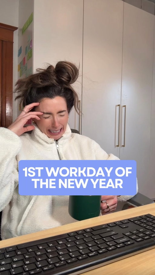 I can’t. 
#corporatehumor #newyear #january #comedy #relatable