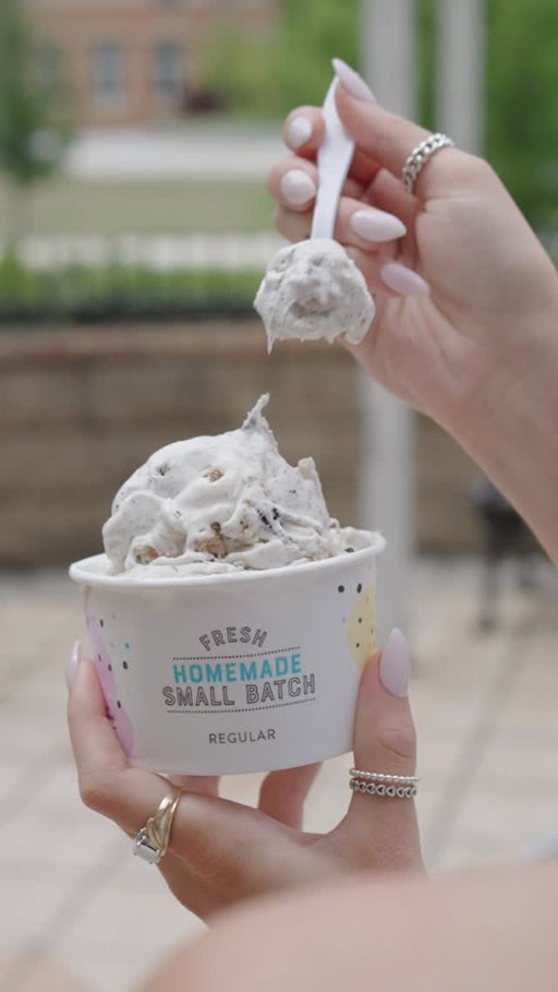 start with fresh small-batch Ice Cream, then make it yours with always free Mix-Ins 😍🍪🍨
