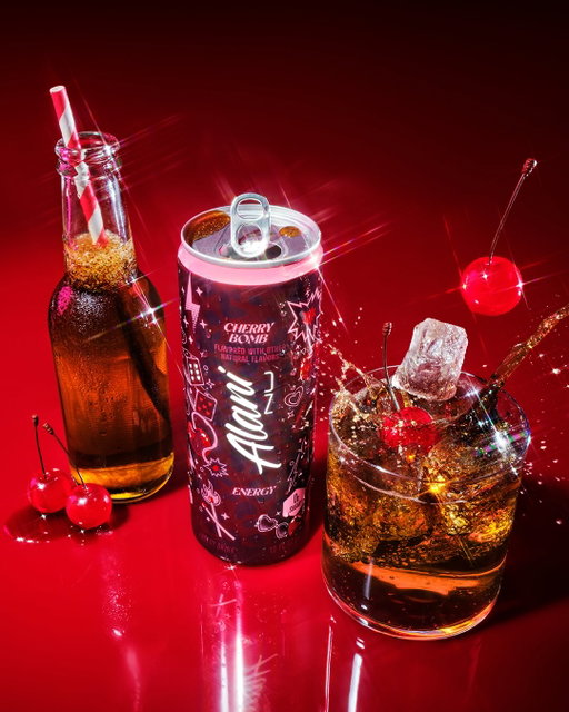 NEW LIMITED DROP: Cherry Bomb Energy 🍒🌟💋​
​
With feisty sparks of cherry, vanilla, & cola flavors, this bombshell boost drops 1.07 at 12PM ET 🩷