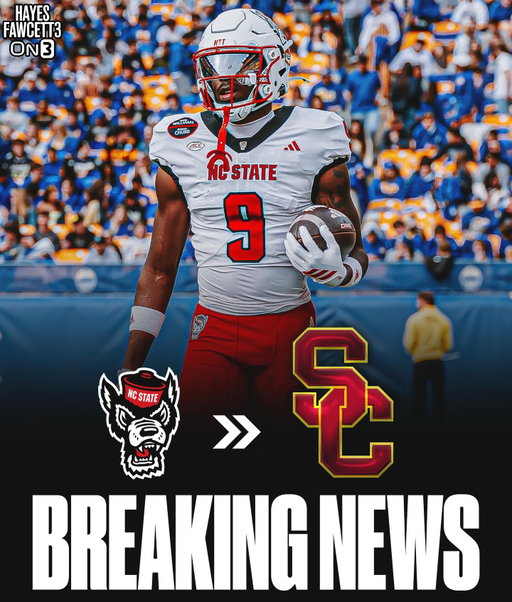 BREAKING: NC State transfer WR Terrell Anderson has Committed to USC, he tells @On3

Through 2 seasons he’s totaled 53 catches for 787 yards and 6 TDs

He’s one of the Top WRs in the Portal

Repped by @bnm.nil @schmahula @cleotheagent of @thefamilie_