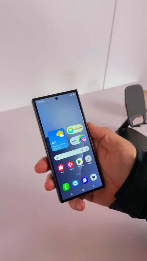 Samsung Galaxy Z Trifold. I was able to get a few minutes with the tri folding phone at #ces2026 thanks to #samsung. Here is a hands on first look