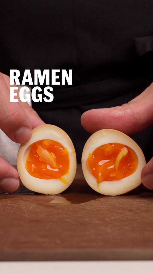 RAMEN EGGS [👇🏼2x RECIPE]

One of my favourite ways to prepare eggs! 

Marinade:
-1 part @sanjtamari tamari 
-1 part mirin
-3 parts water

Method:
-pierce eggs
-boil eggs for 6:30 min
-once eggs are cooked, add to ice/cold water bath
-peel eggs, and add to marinade and refrigerate 

****

GYUDON (BEEF BOWL)

Ingredients:
- 2 small onions sliced (north to south)
- 300g sliced beef
- 3 tbsp mirin
- 3 tbsp sake
- 3 tbsp low sodium @sanjtamari
- 1.5 tsp honey
- 3/4 cup dashi (I used hondashi - instant dashi)
- 0.5 tsp grated ginger

Garnish with:
- Scallions
- Benishoga (pickled ginger)
- Pickled Onions
- furikake
- togarashi
- sesame seeds

1. Slice onions, prep scallions
2. Mix sauce ingredients and whisk well, mirin, sake, tamari, honey, dashi
3. Add onions to a pot, add sauce mixture, and bring to a simmer - around medium heat
4. simmer onions for about 3-4 minutes, or until onions start to go translucent
5. Add sliced beef, simmer until cooked through (~1 min)
6. Serve over rice, garnish with optional toppings.