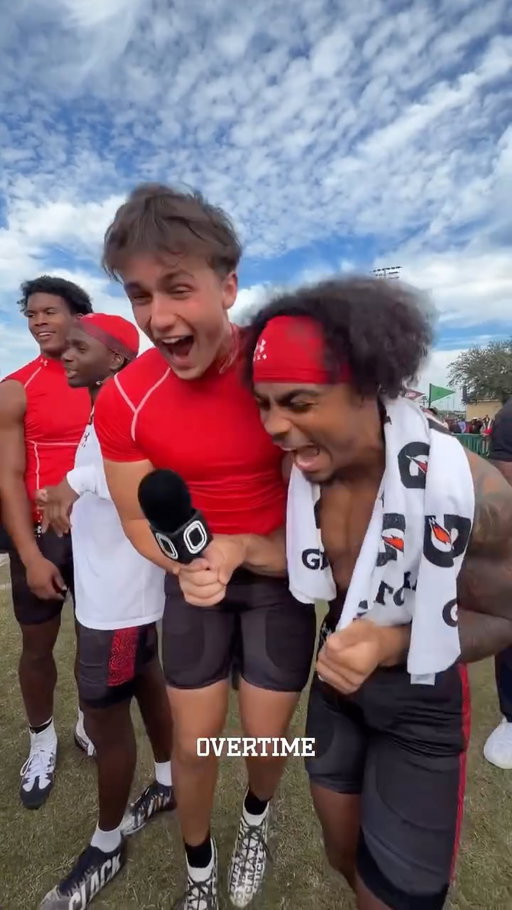 Ryder Lyons aka “Mr. Overrated” 💀🤣 @samaya.taylorjenkins @ryder.lyons @uafootball @uanextfootball @underarmour
