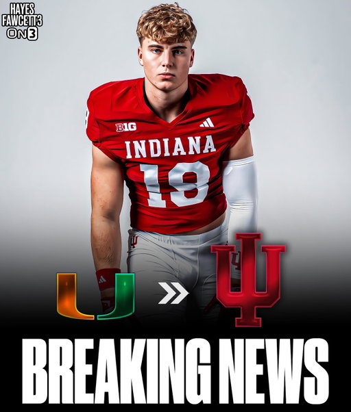 BREAKING: Miami transfer TE Brock Schott has Committed to Indiana, he tells @On3  The 6’3 245 TE will have 4 years of eligibility remaining

“I’m home”