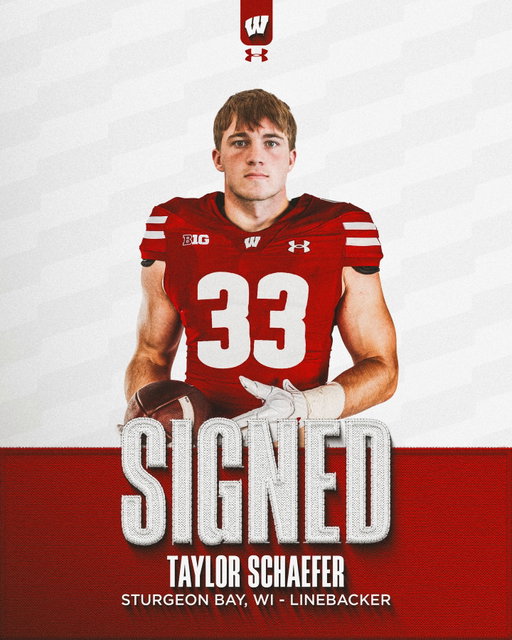 officially a Badger ✍️

Welcome to the family, @schaefertaylor___!

#OnWisconsin
