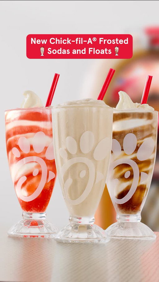 New. Fizzy. Fun. Introducing Frosted Sodas & Floats🍦🥤.