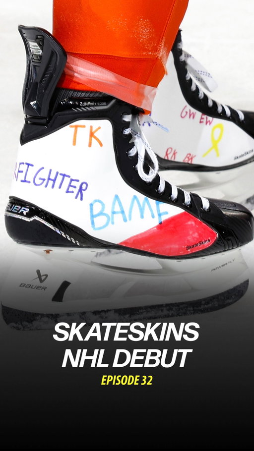 Recapping the day @skateskinsofficial made their NHL debut with the @philadelphiaflyers and how special that was for everyone involved 💜✨